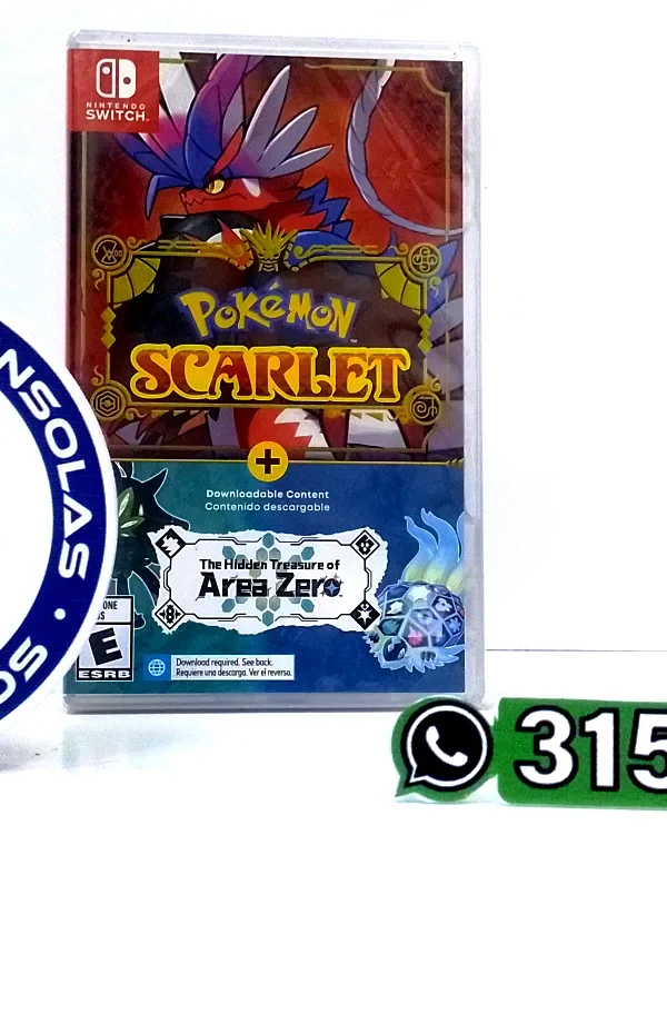 Pokemon Scarlet + The Hidden Treasure Of Area Zero