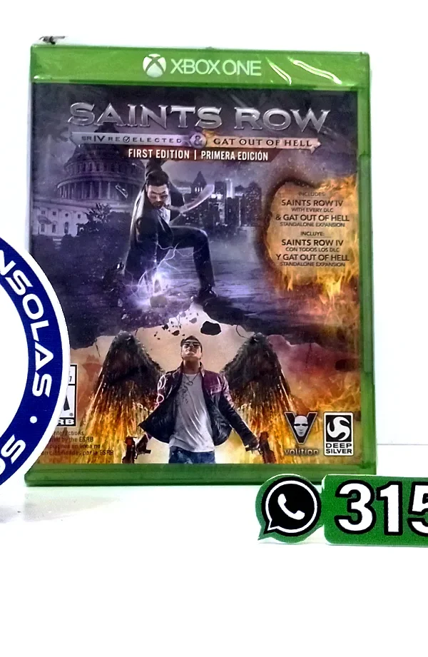 IMG_20260902_183316-wct Saints Row SR IV Re-Elected & Gat Out Of Hell - Primera Edición