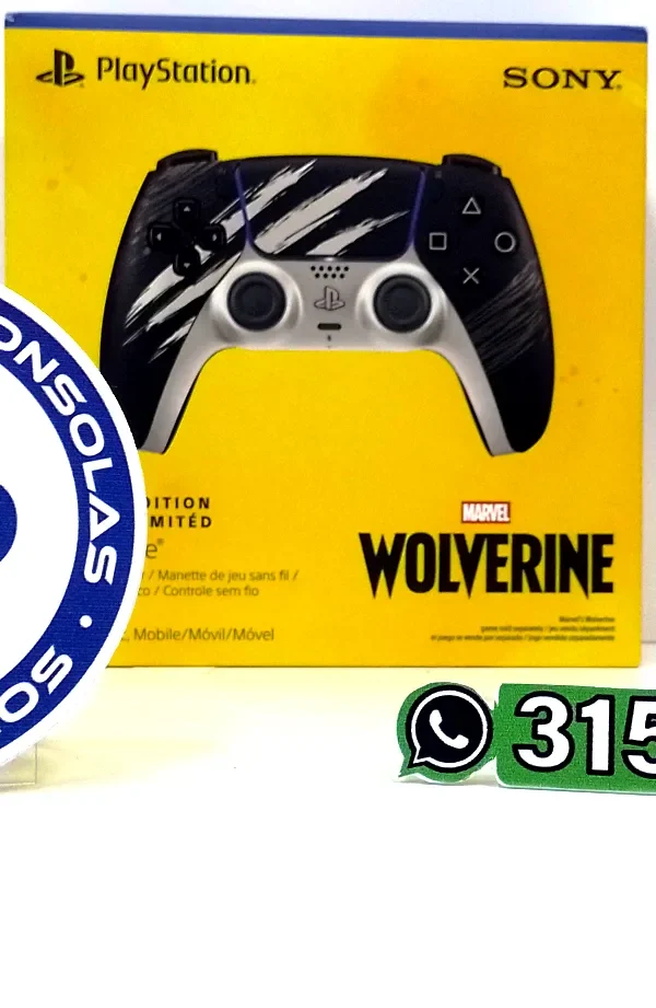 IMG_20260915_122722-wct Control Inalámbrico - DualSense - PlayStation - Marvel's Wolverine Adamantium Edición Limitada